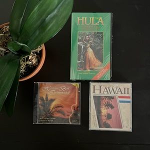 Hawaiian Hula Video, Hawai’i Instrumental CD & The Music of Hawaii CD .
